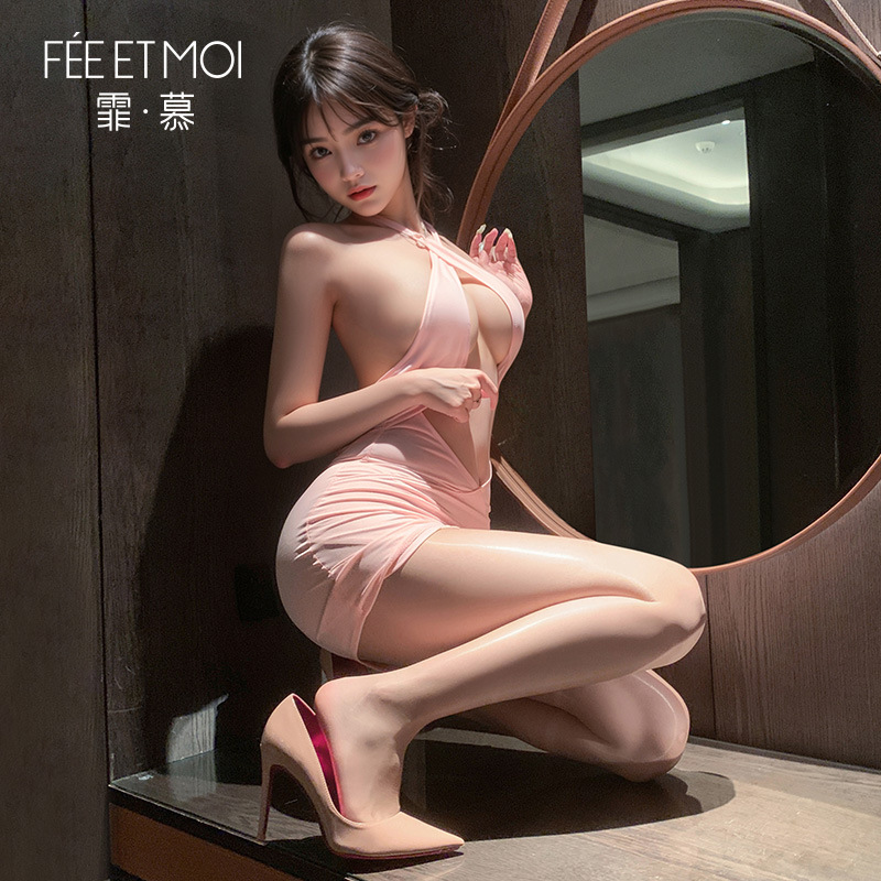 霏慕6144夜色办公小秘连衣裙套装图片 4
