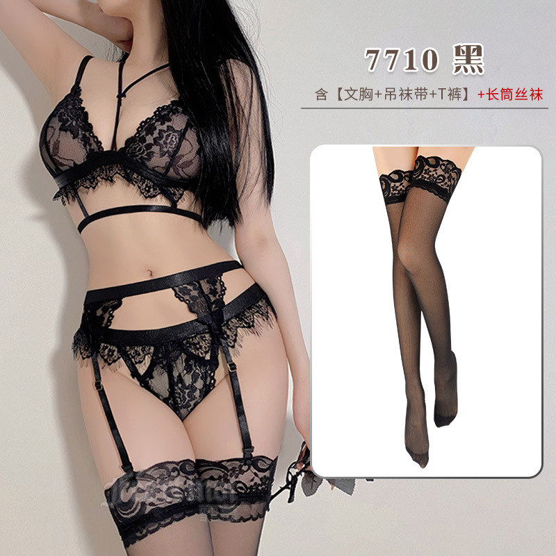 霏慕 绑绳系带三点式套装图片 7